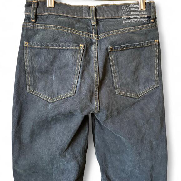 Revice Star Cutout Black Jeans Button Fly High Rise 28 Made in USA - Picture 8 of 8